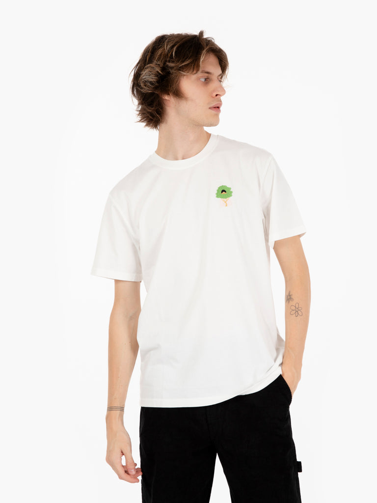 OLOW - T-shirt Green Heand off white