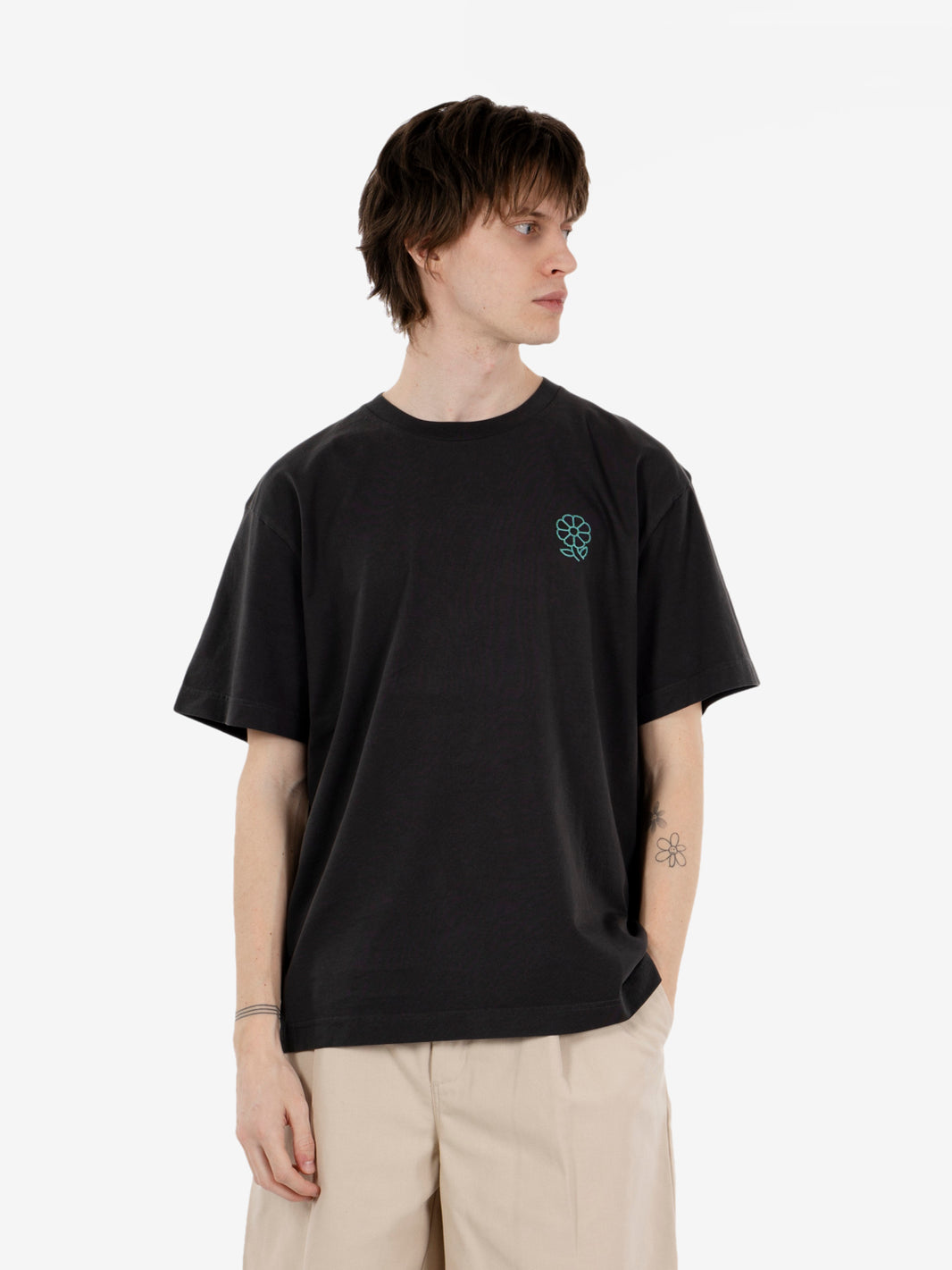 T-shirt Simple Life carbon black