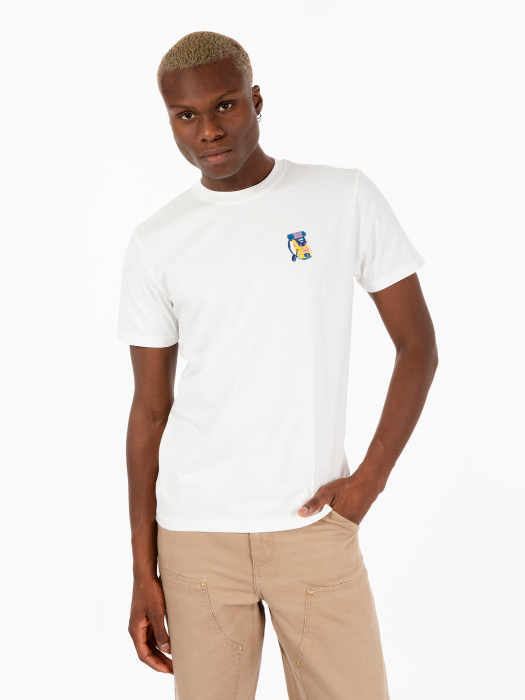 T-shirt Trekking off white