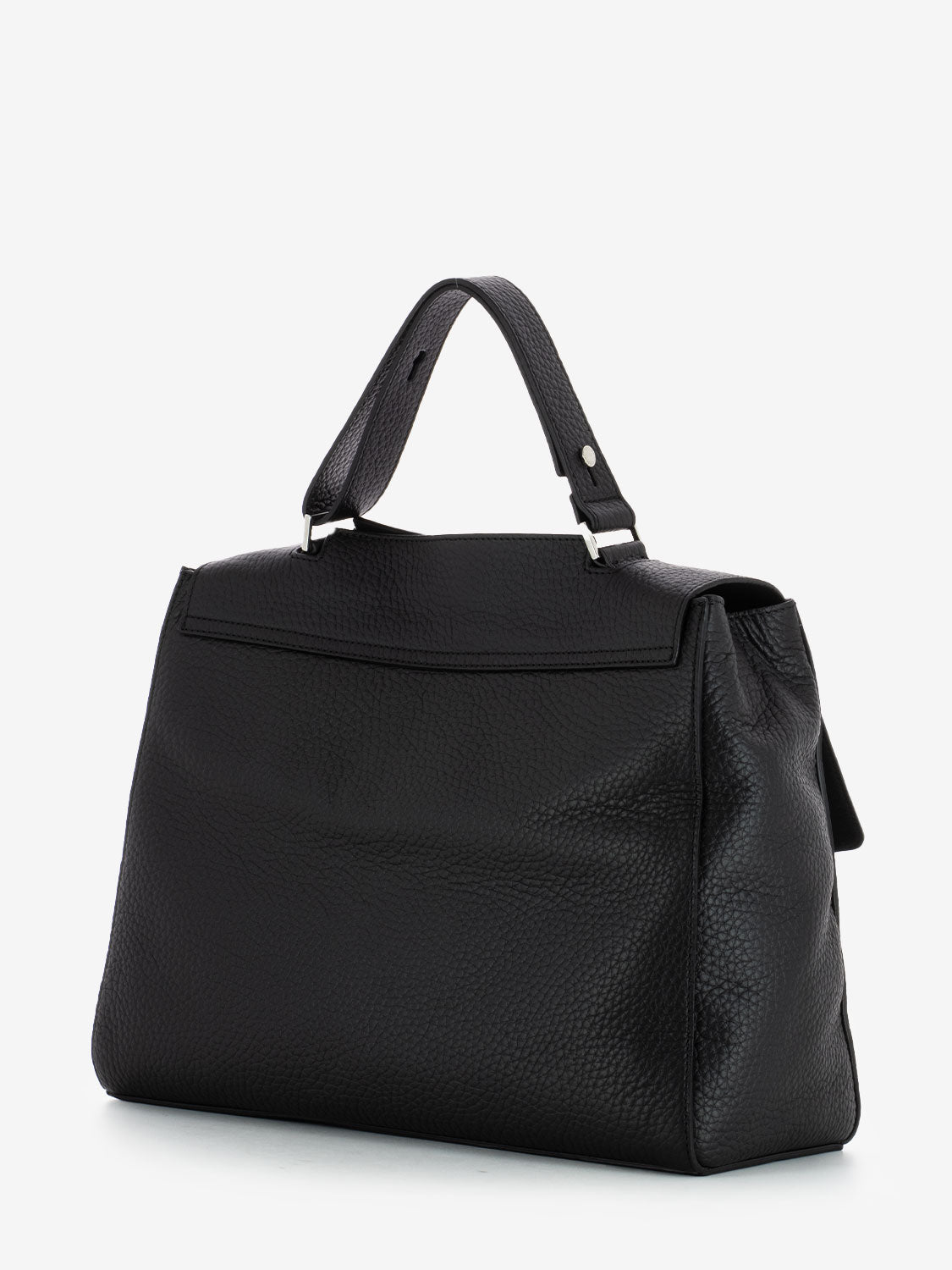 Sveva large black handbag
