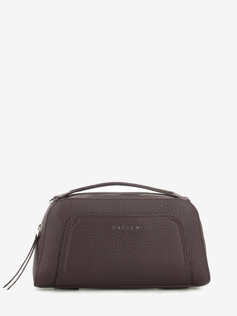Borsa a mano in pelle soft burgundy