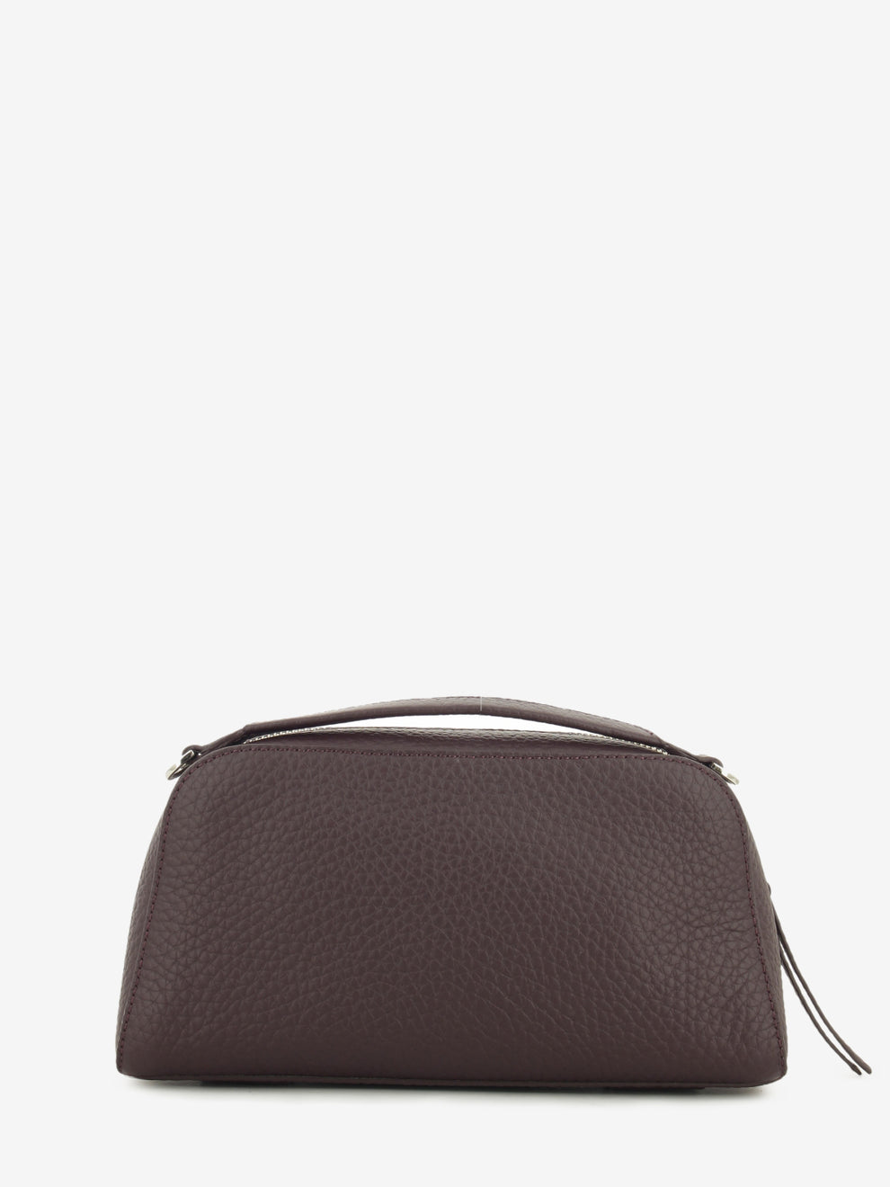 Borsa a mano in pelle soft burgundy