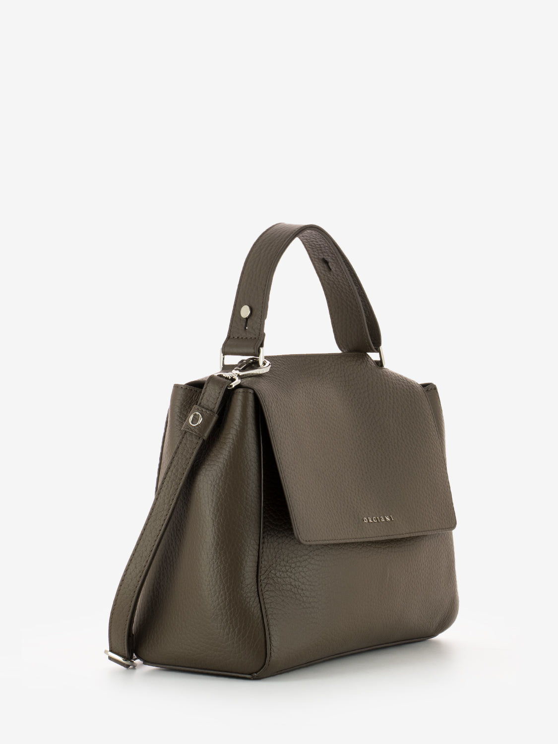 Borsa a mano media Sveva Soft legno