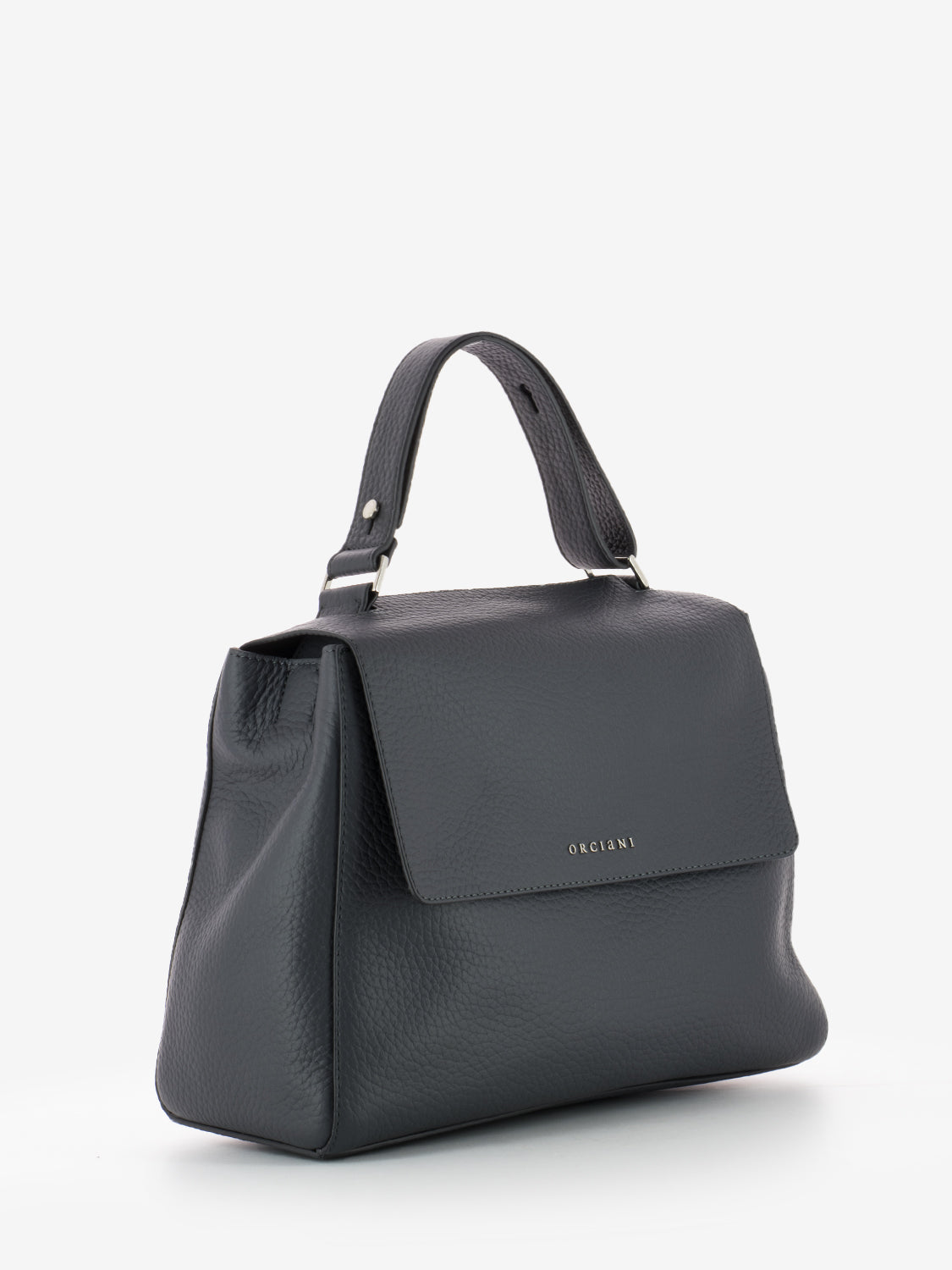 Borsa a mano media Sveva Soft Piombo
