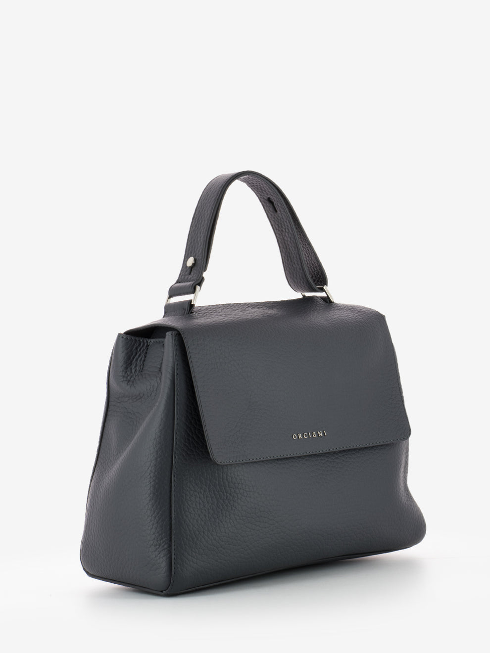 Borsa a mano media Sveva Soft Piombo