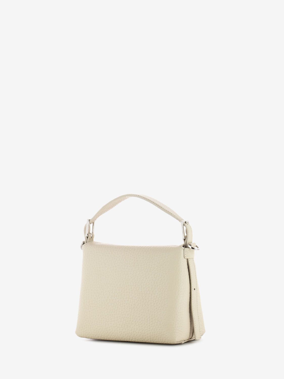Borsa a mano mini Sveva Soft avorio