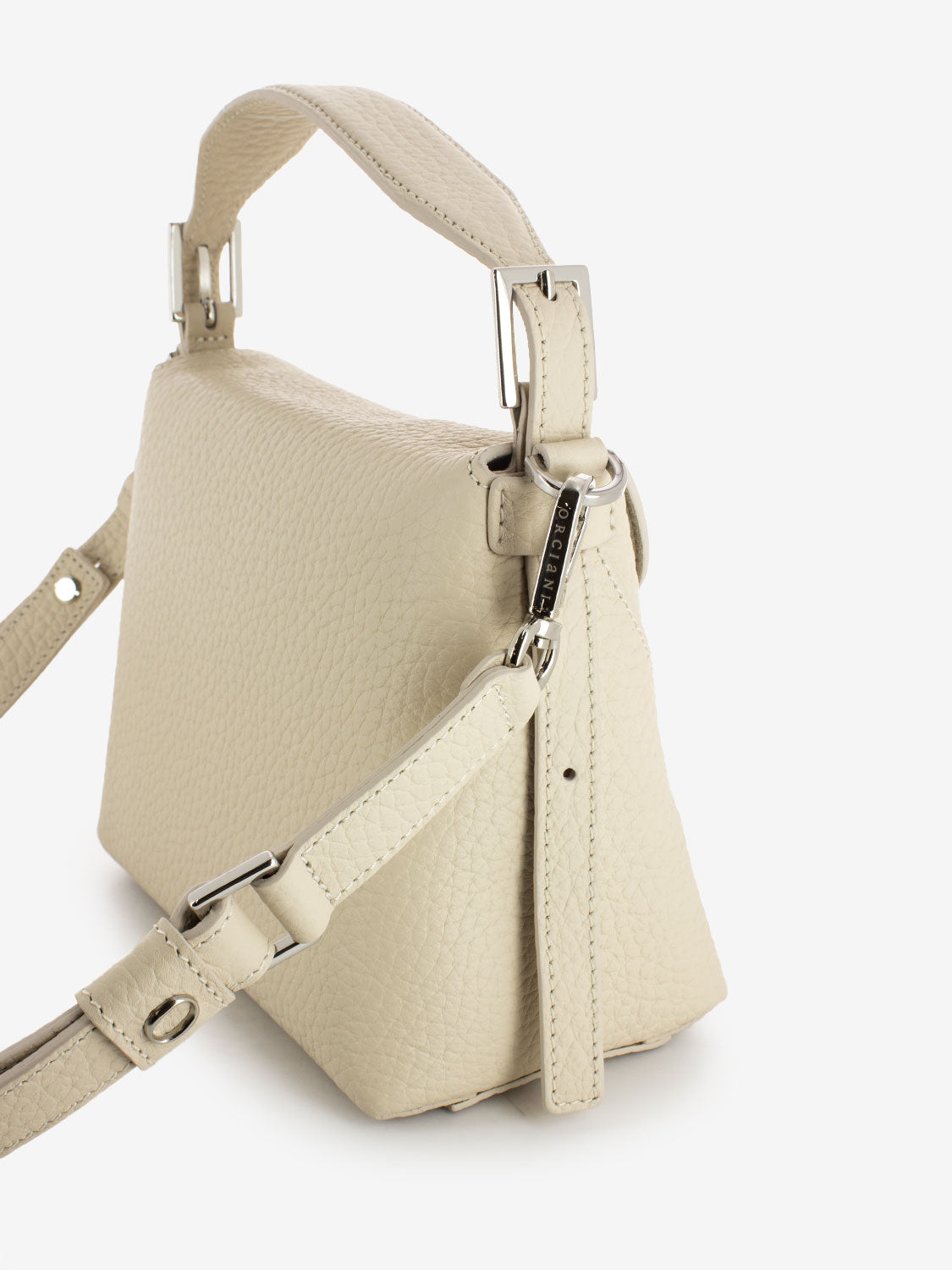 Borsa a mano mini Sveva Soft avorio