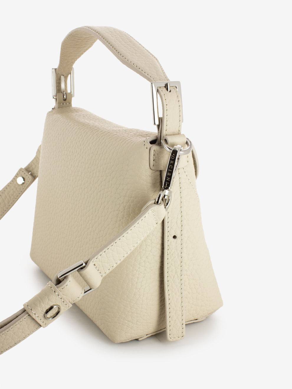 Borsa a mano mini Sveva Soft avorio