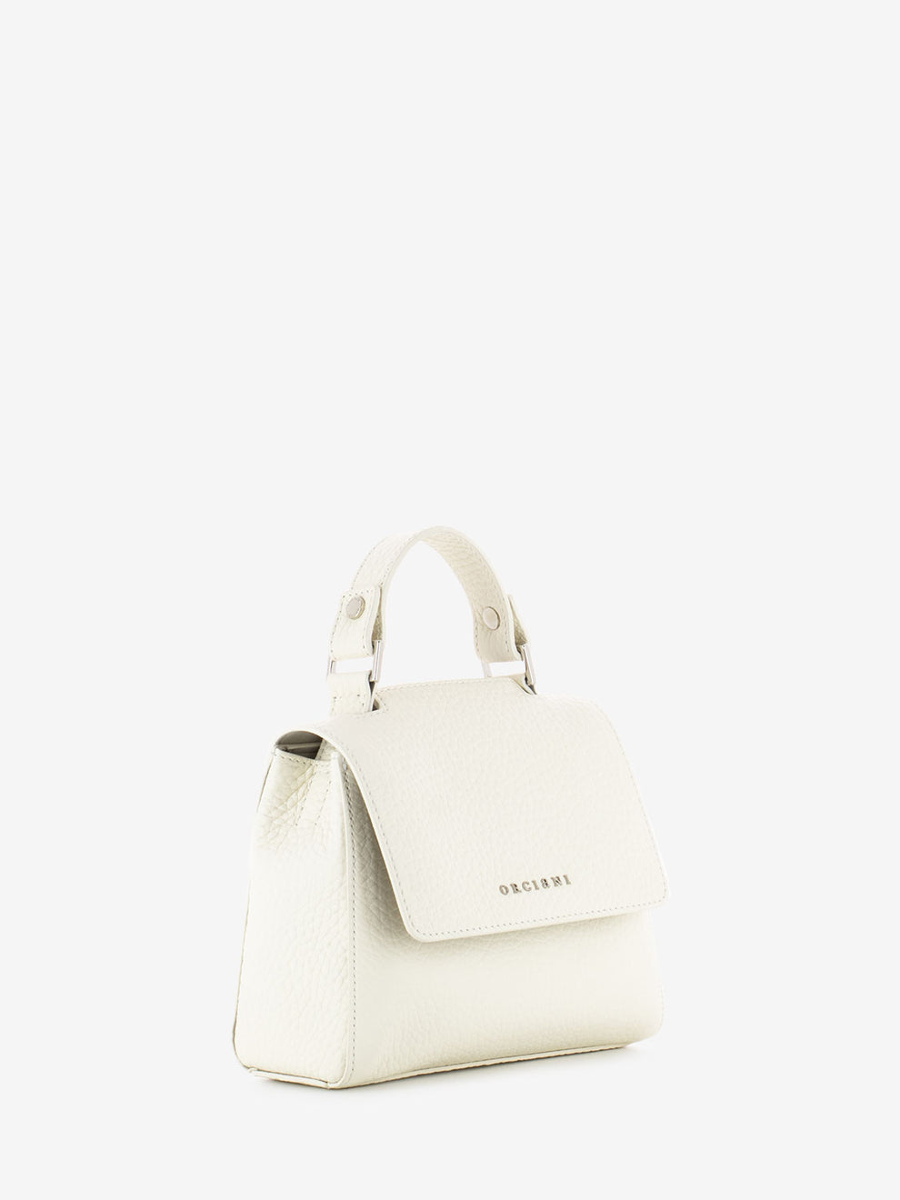 Borsa a mano mini Sveva Soft bianco