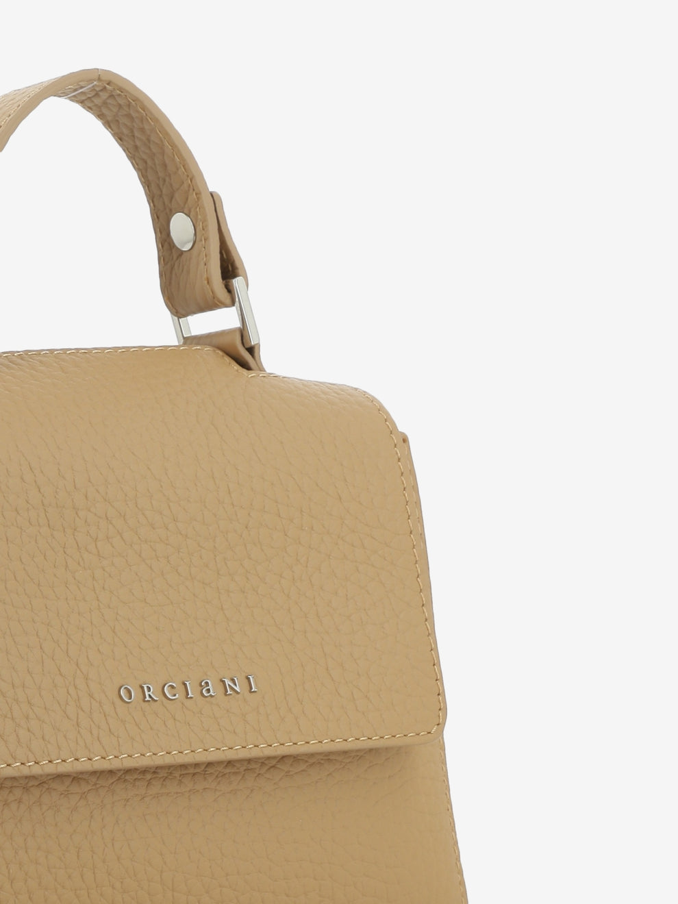 Borsa a mano mini Sveva Soft biscotto