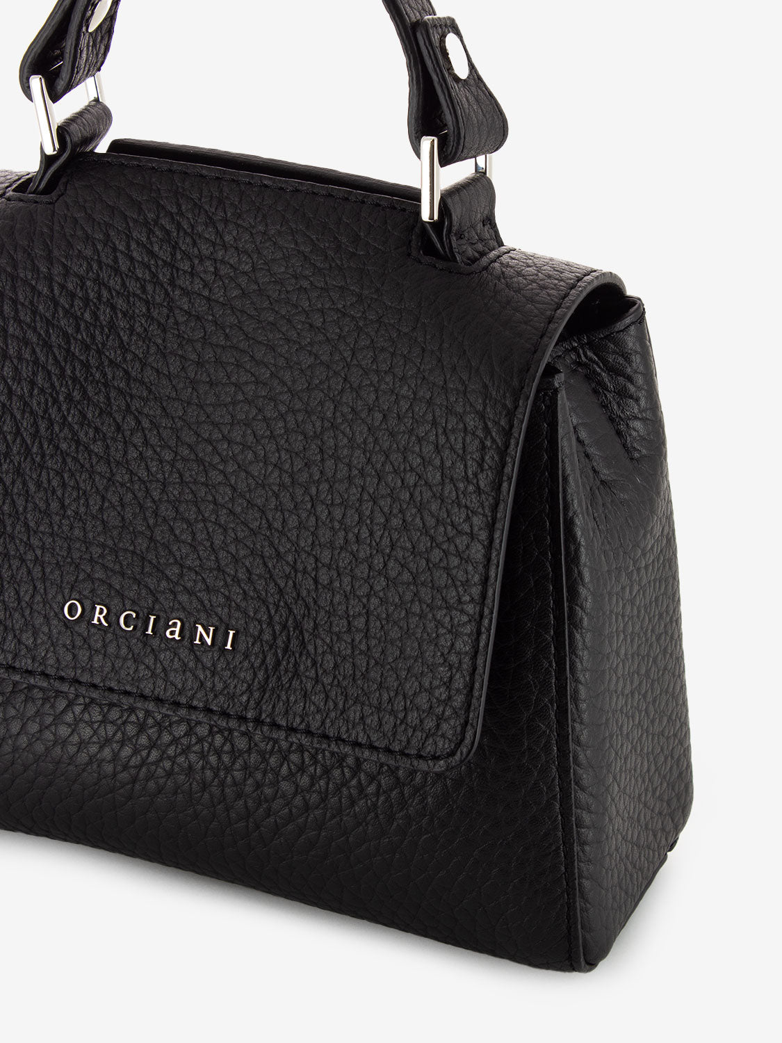 Borsa a mano mini Sveva Soft nera