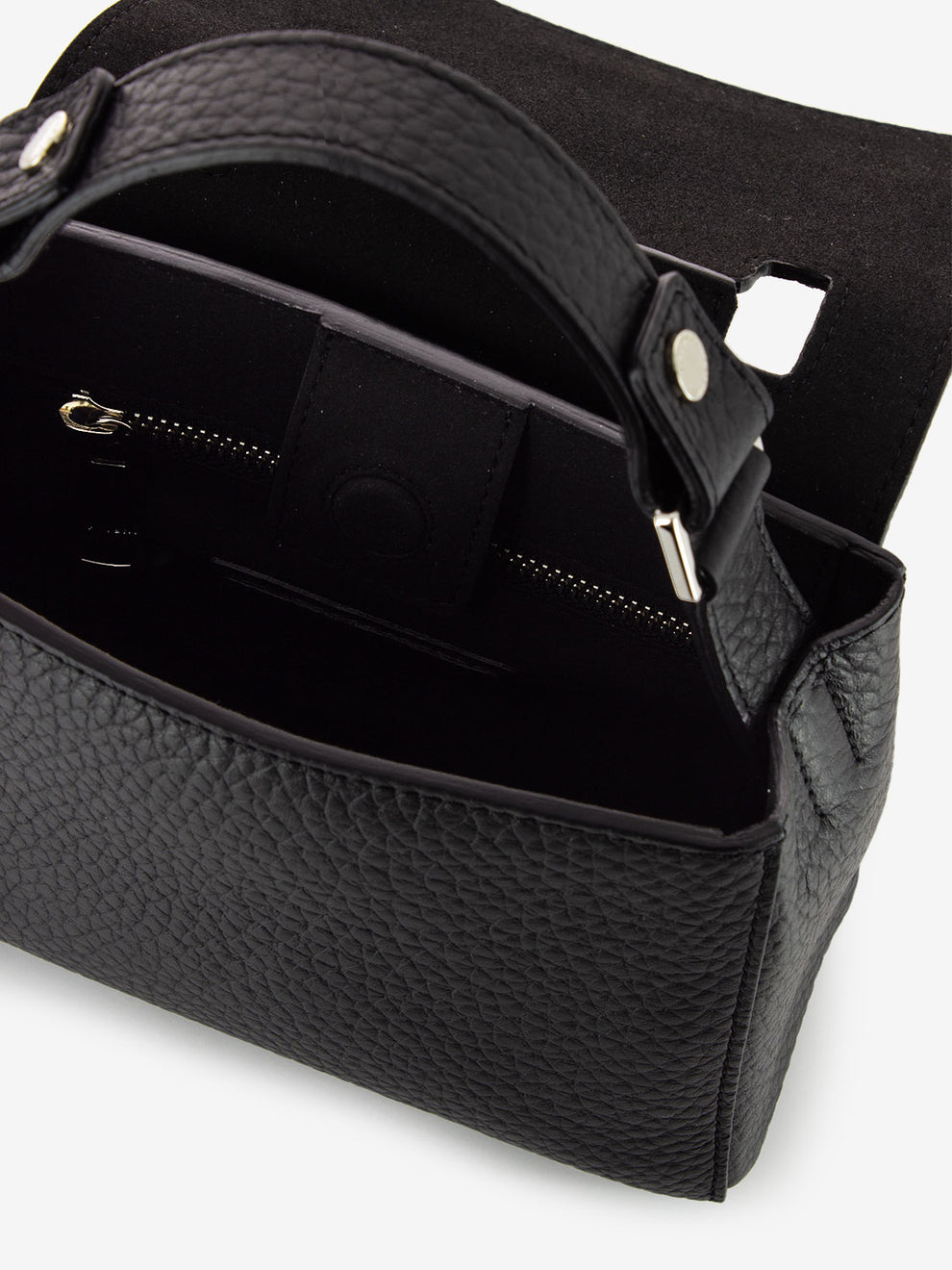 Borsa a mano mini Sveva Soft nera
