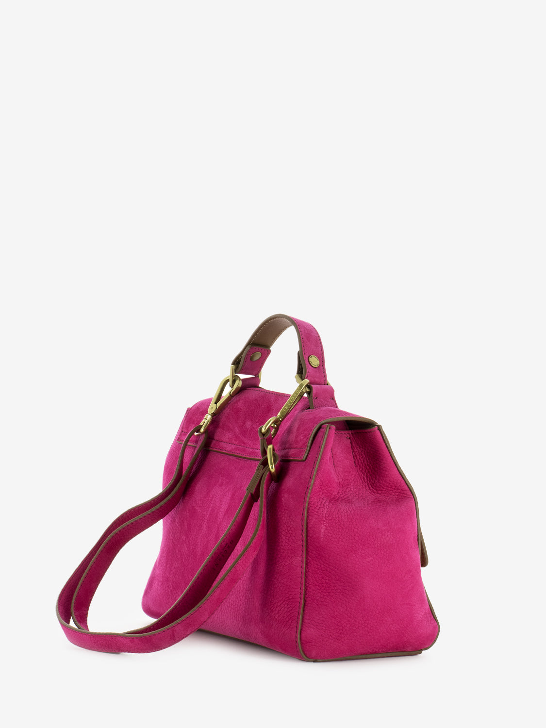 Borsa a mano piccola Sveva Nabucco Tan fucsia