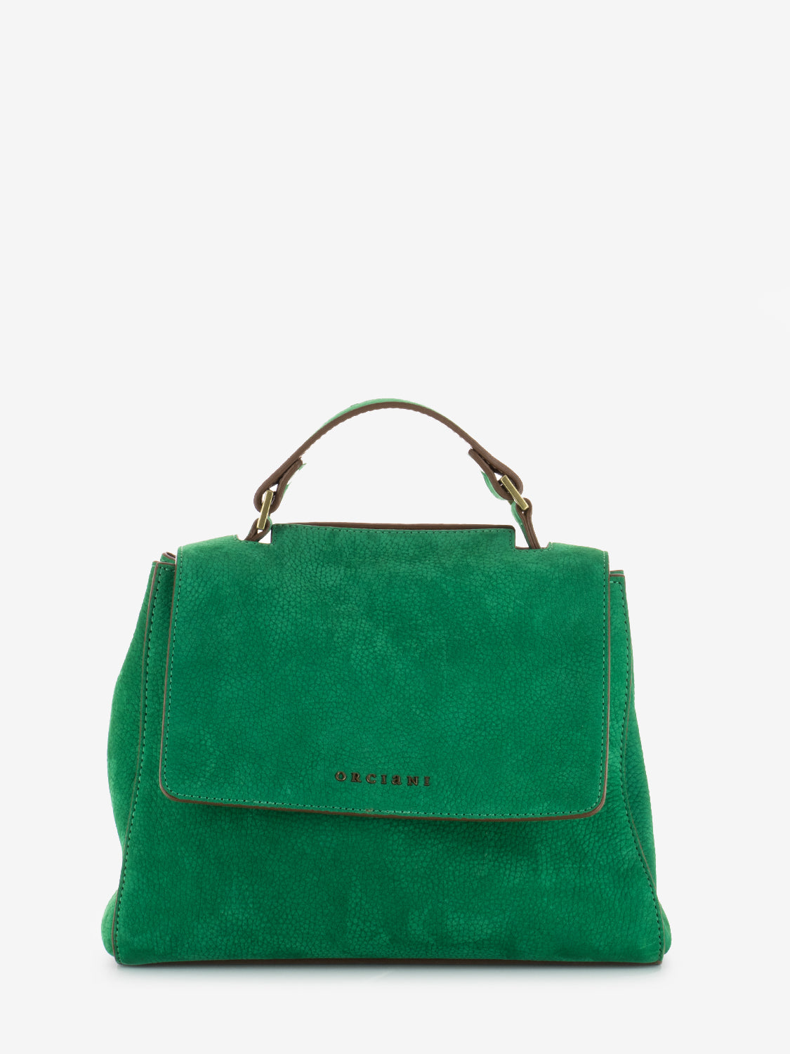 Sveva Nabucco Tan Emerald Small Handbag