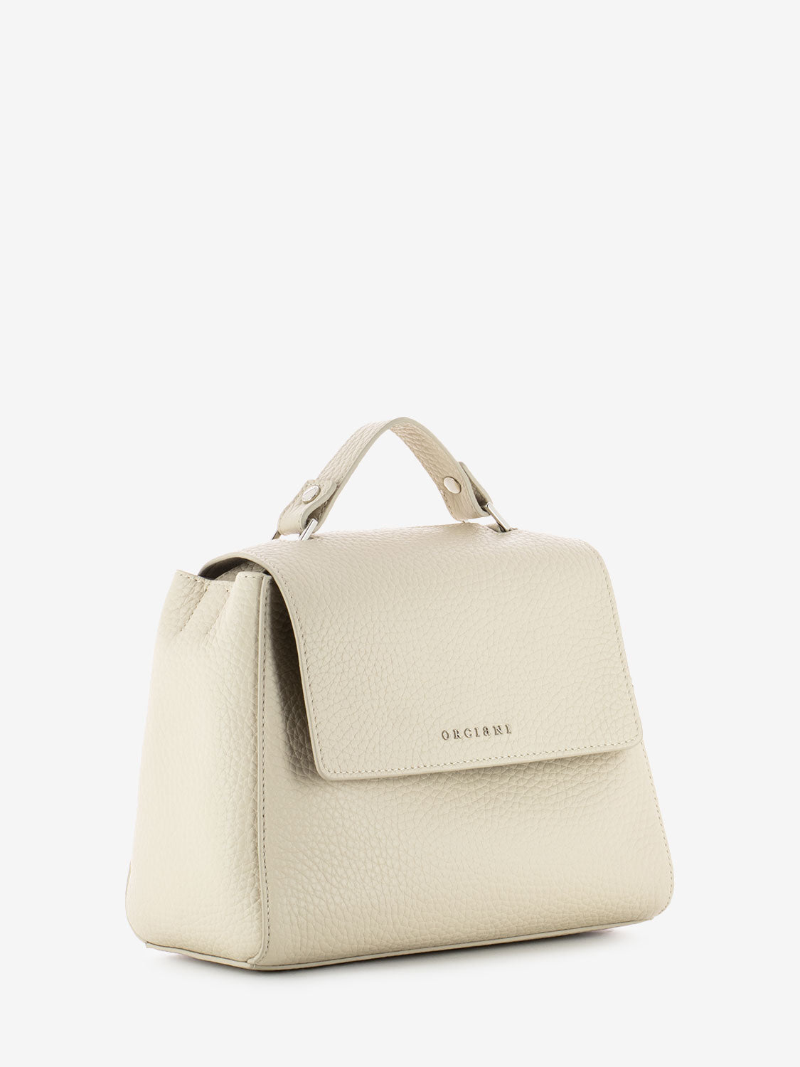 Borsa a mano piccola Sveva Soft avorio