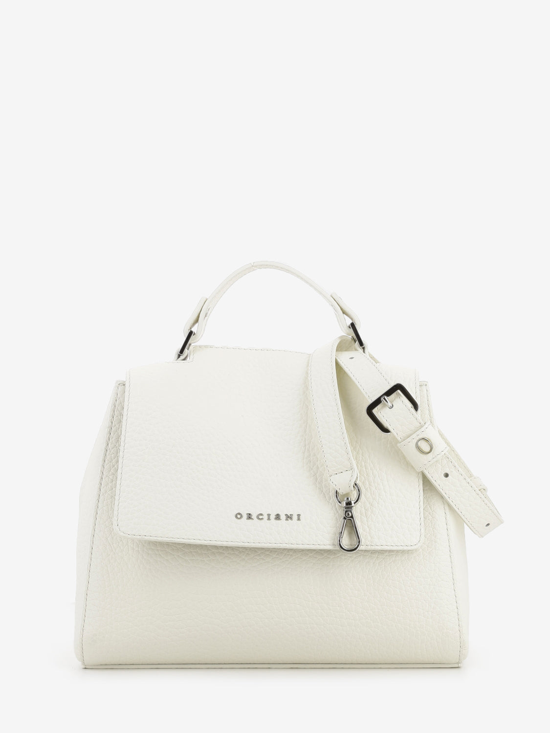 Sveva Soft small white handbag