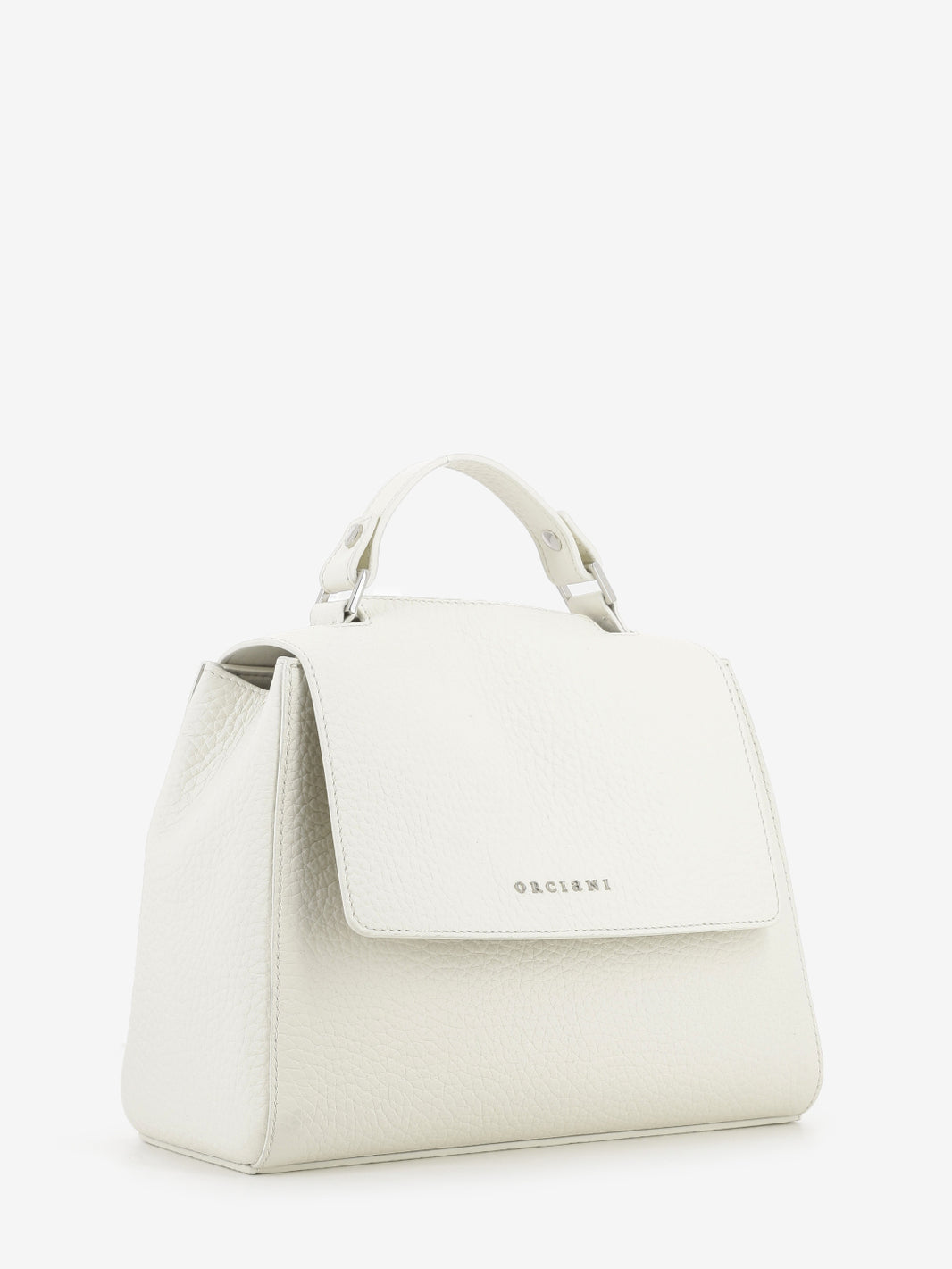 Sveva Soft small white handbag
