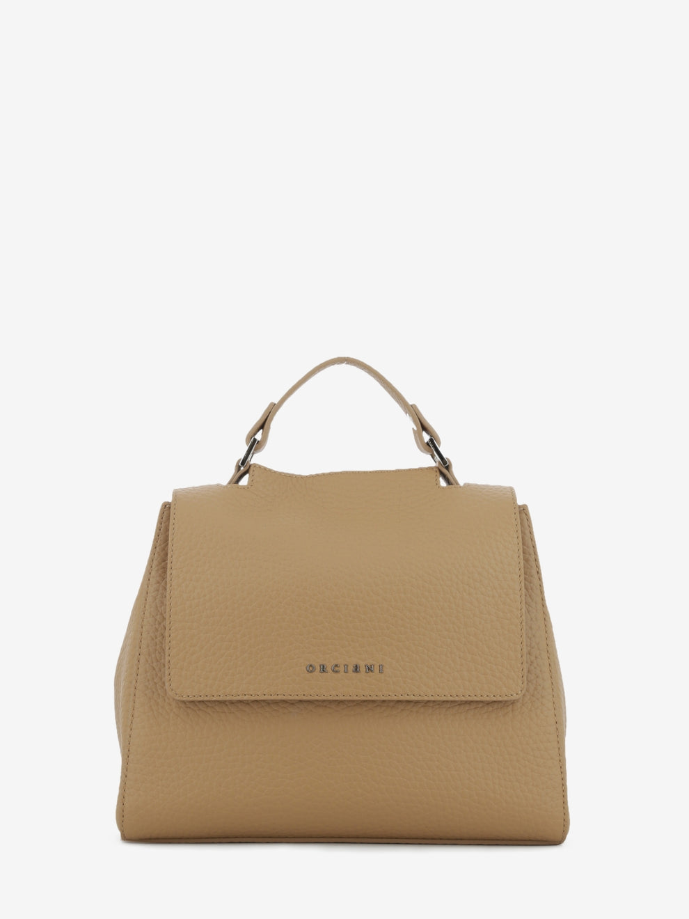 Borsa a mano Sveva Soft piccola biscotto