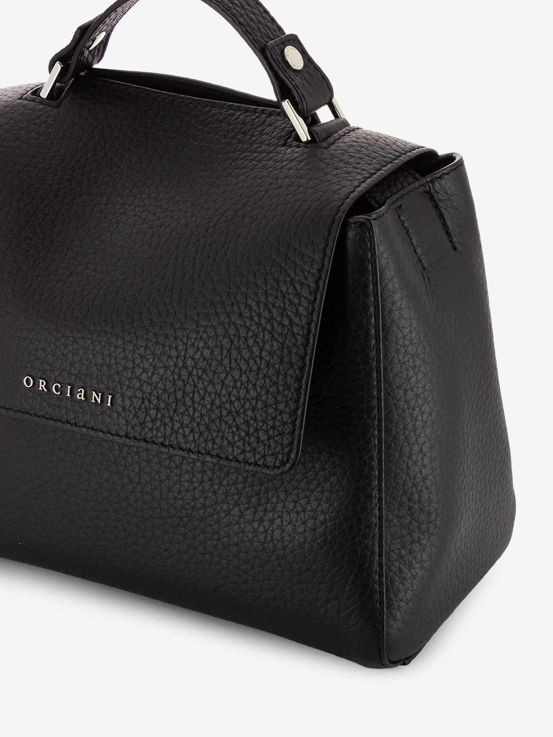 Borsa a mano Sveva Soft piccola nera