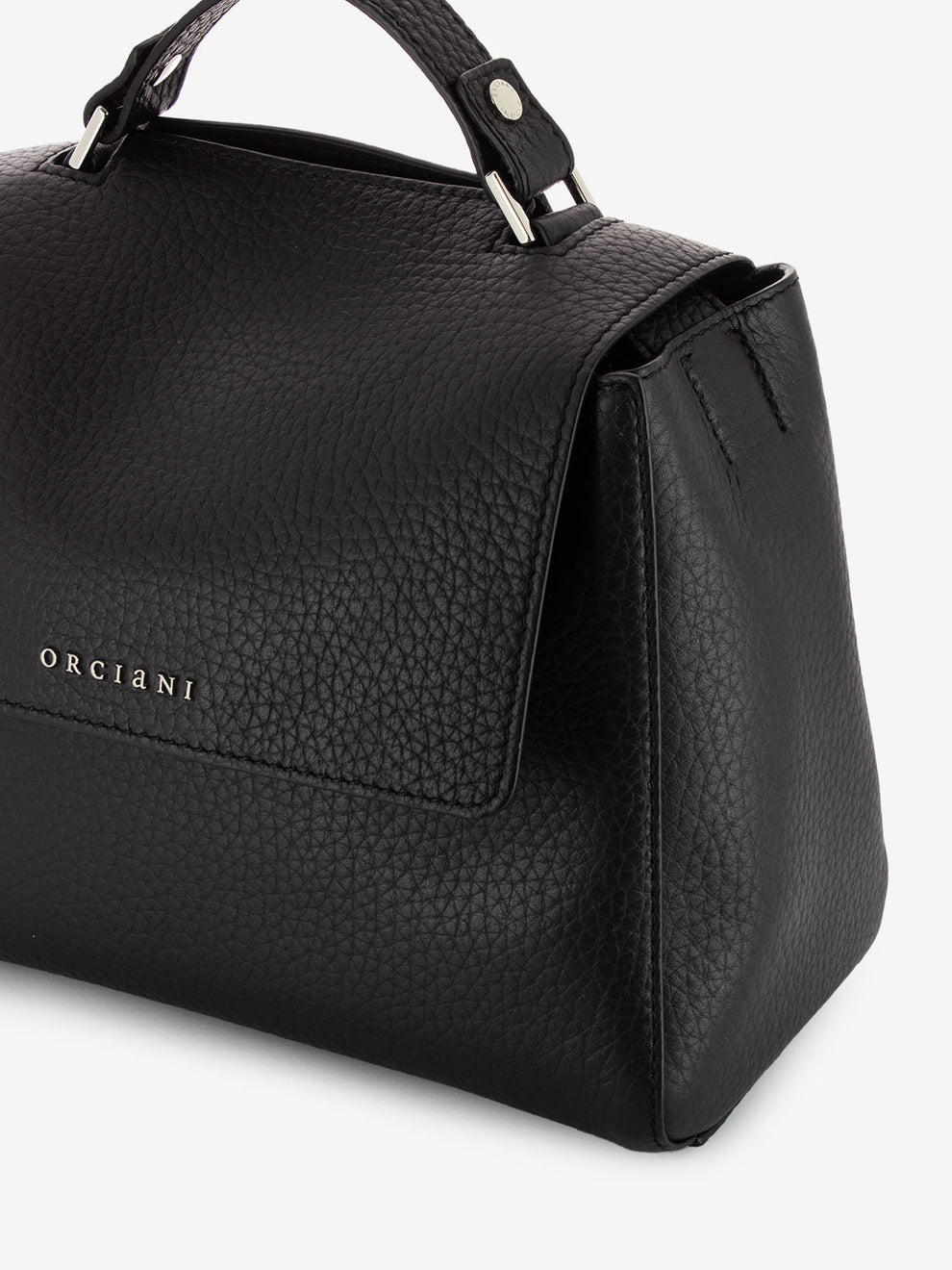 Borsa a mano Sveva Soft piccola nera