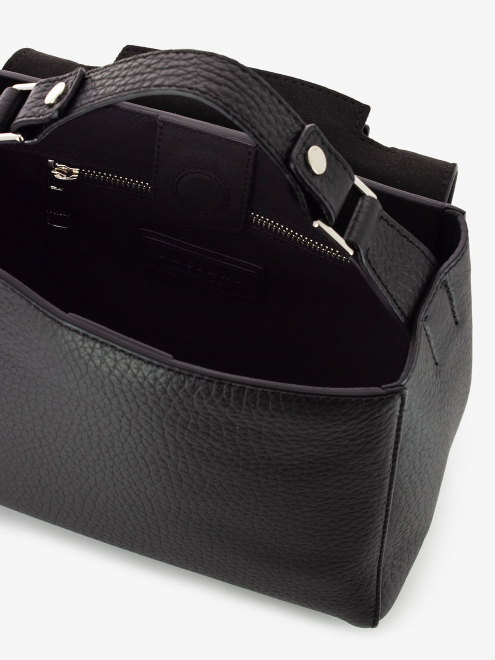 Borsa a mano Sveva Soft piccola nera