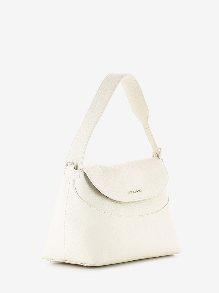 ORCIANI - Borsa a spalla Nana Soft bianco