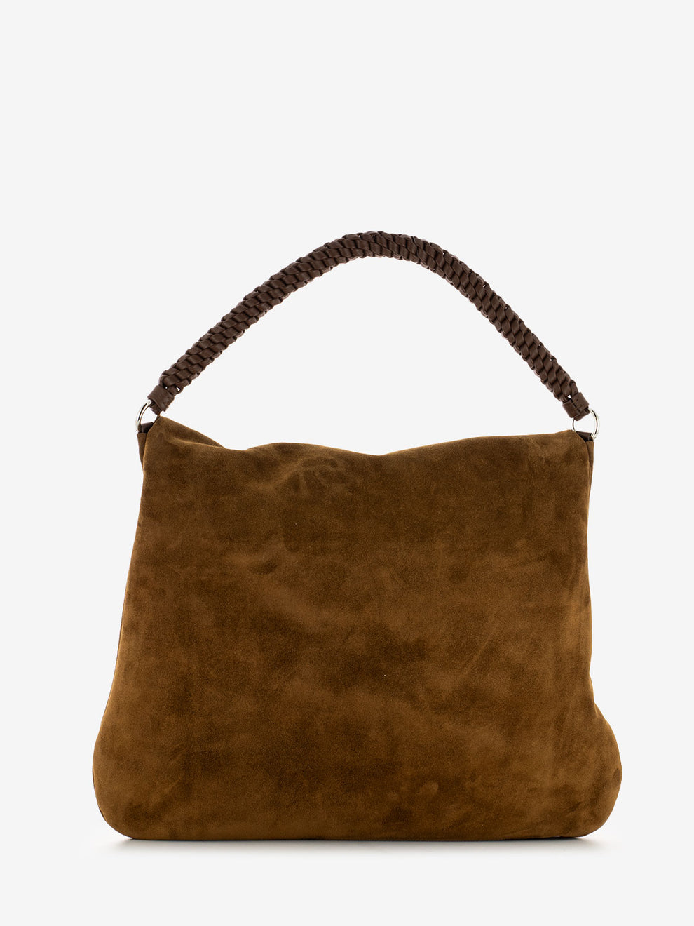 Peach saddle shoulder bag