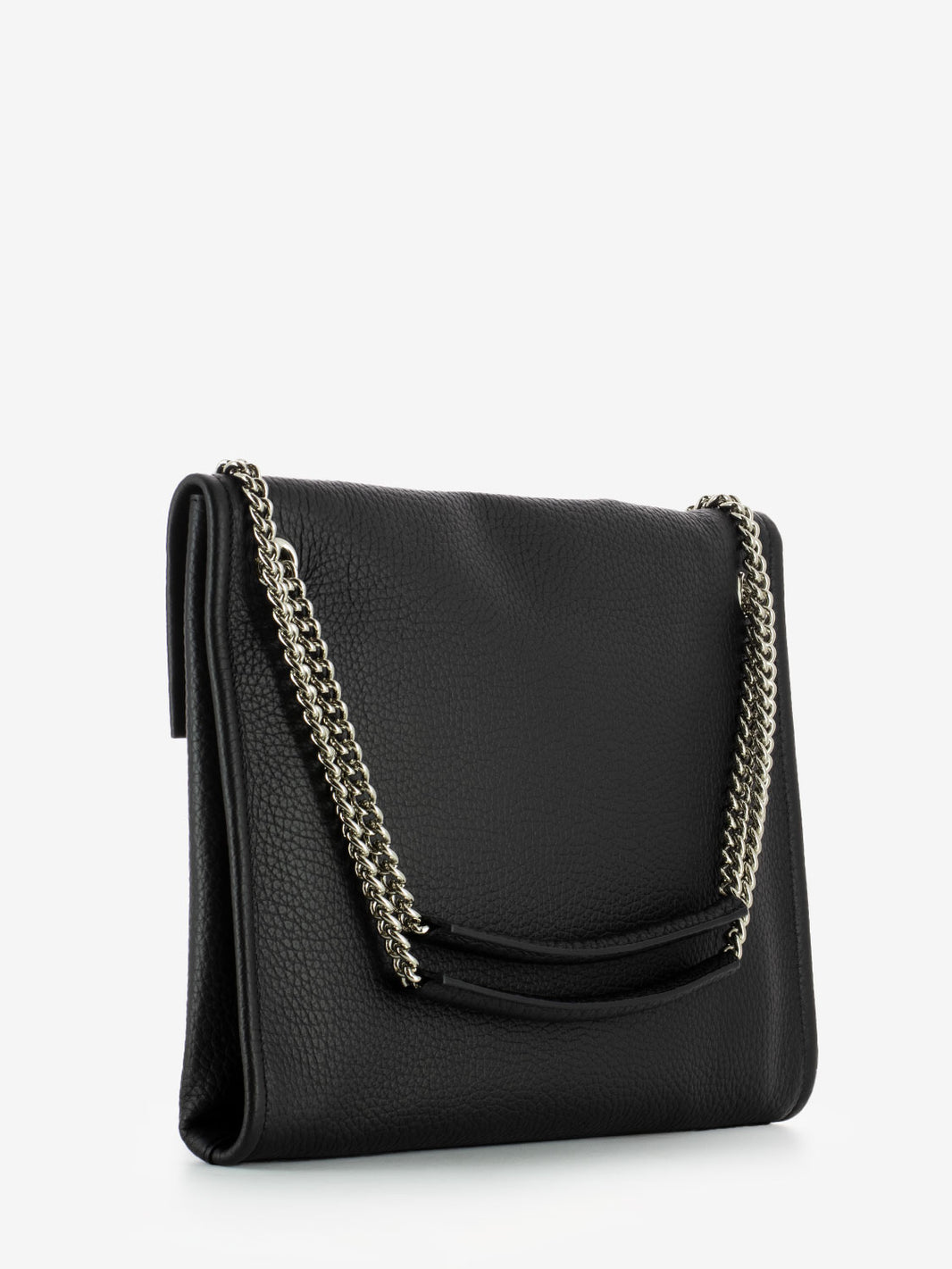 Venus M soft black shoulder bag