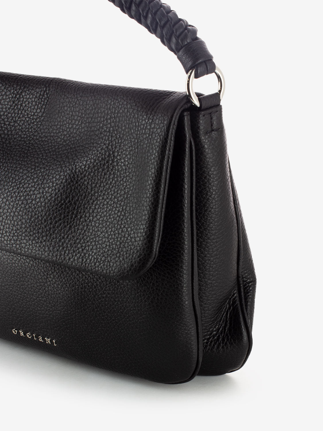 Borsa Diana S in pelle peach nera
