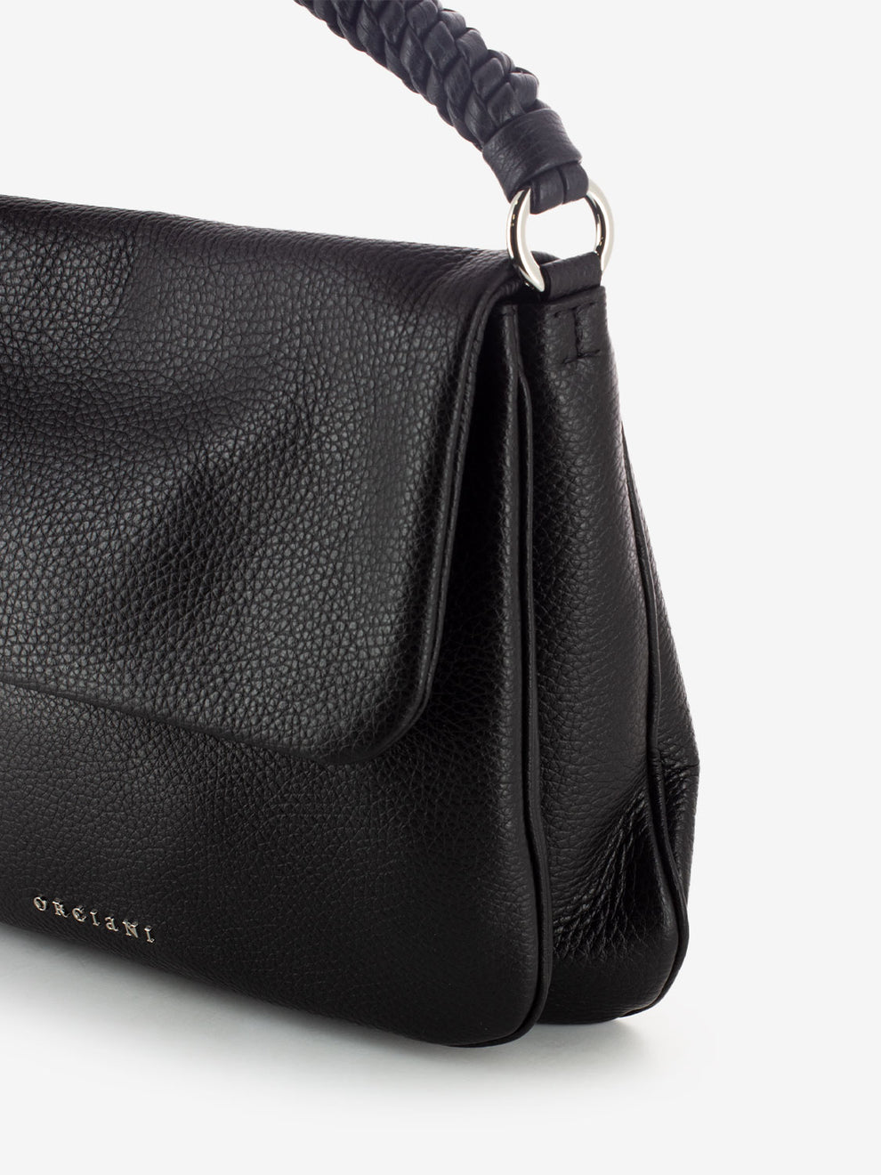 Borsa Diana S in pelle peach nera