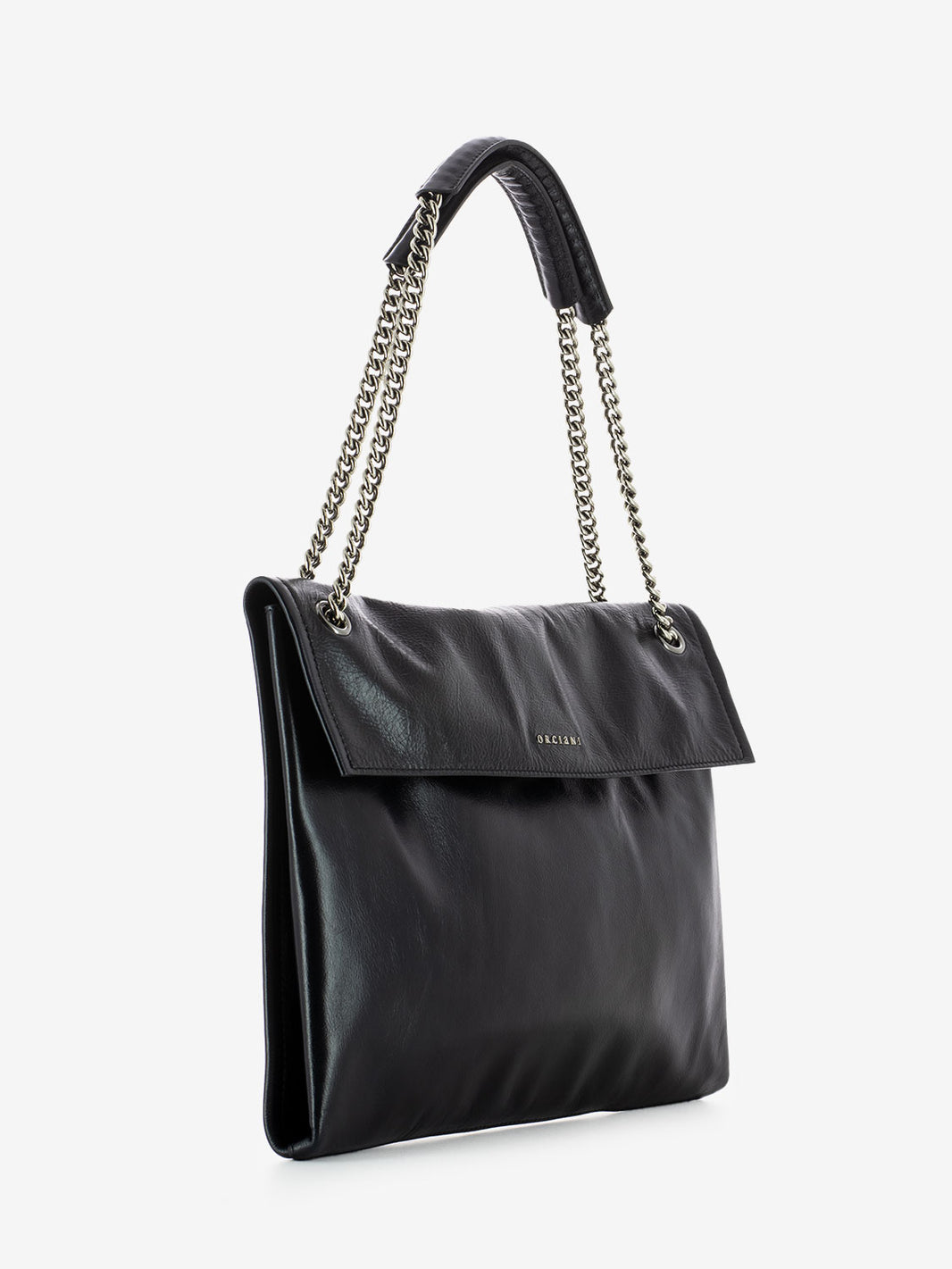 GOTHAM BLACK LEATHER BAG B02212_GOT_NER