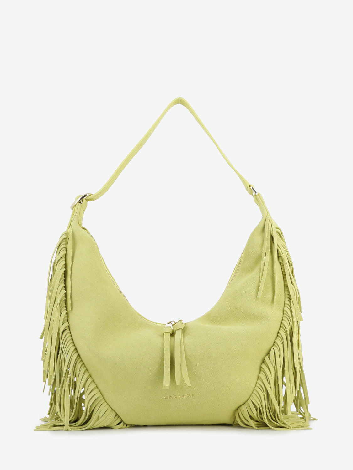 Borsa Isola Peach Fringe small cedro