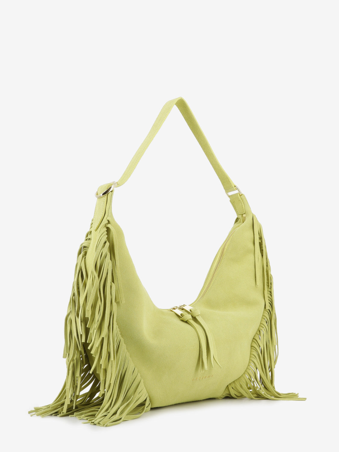 Borsa Isola Peach Fringe small cedro