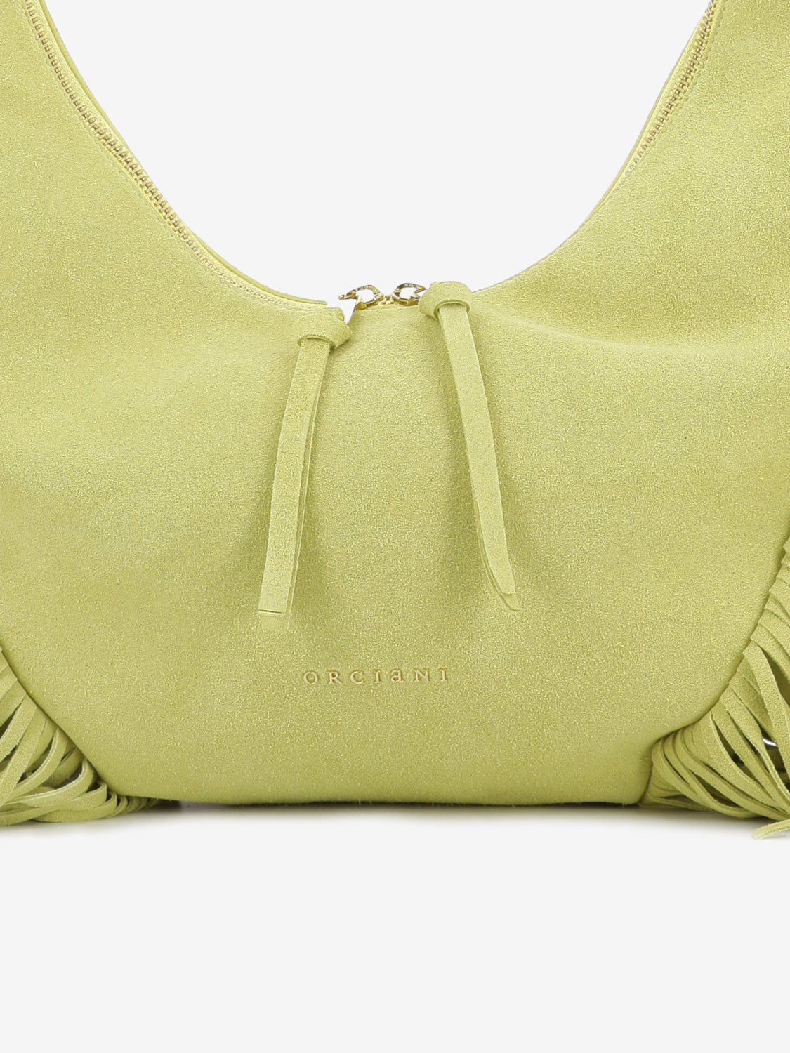 Borsa Isola Peach Fringe small cedro