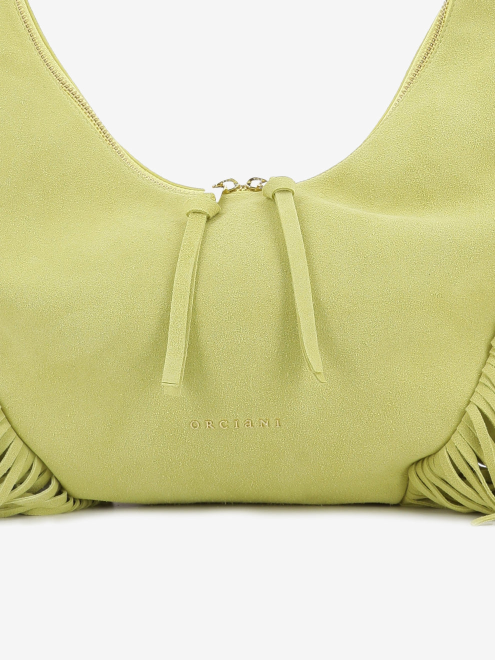 Borsa Isola Peach Fringe small cedro