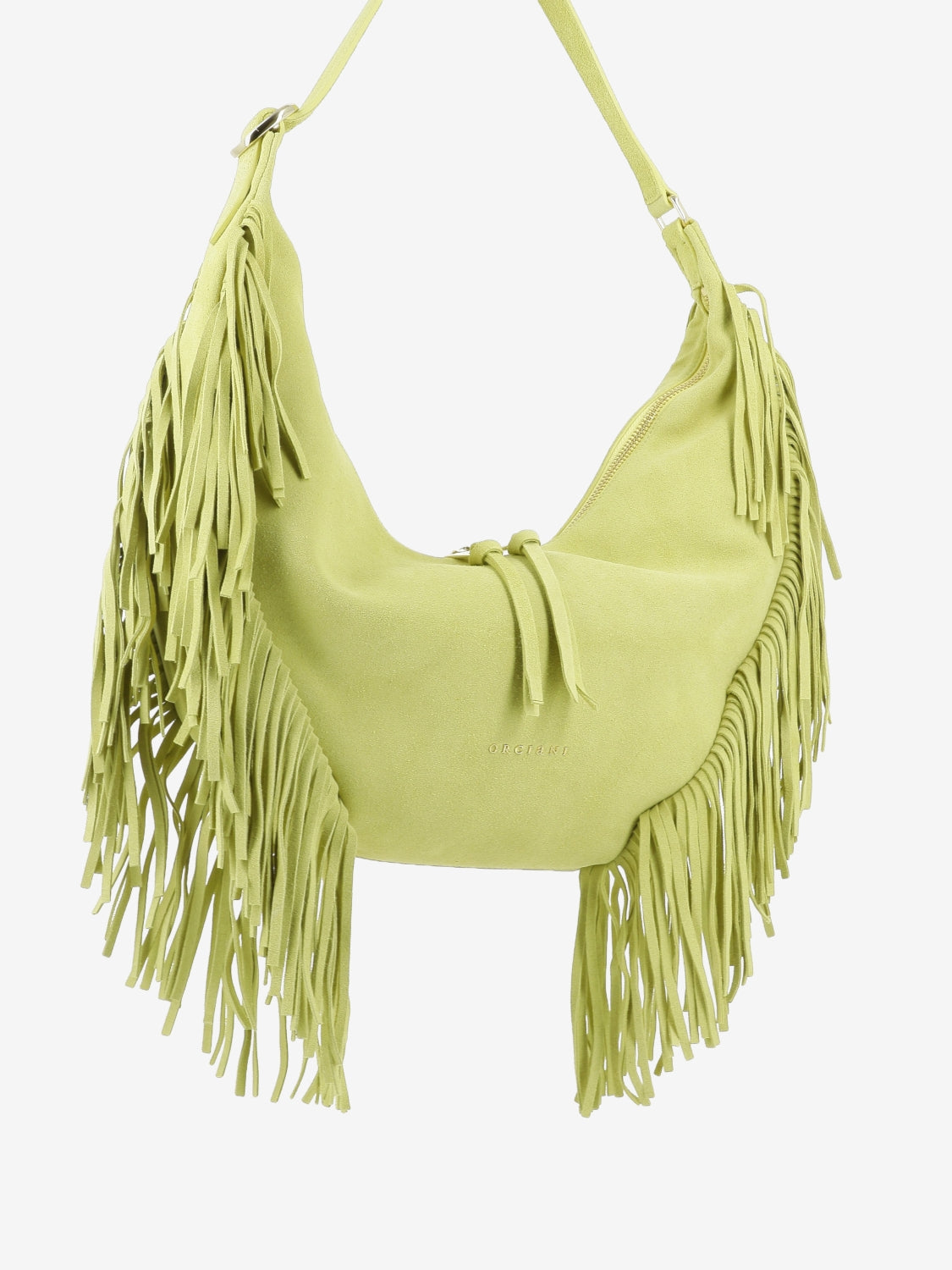 Borsa Isola Peach Fringe small cedro