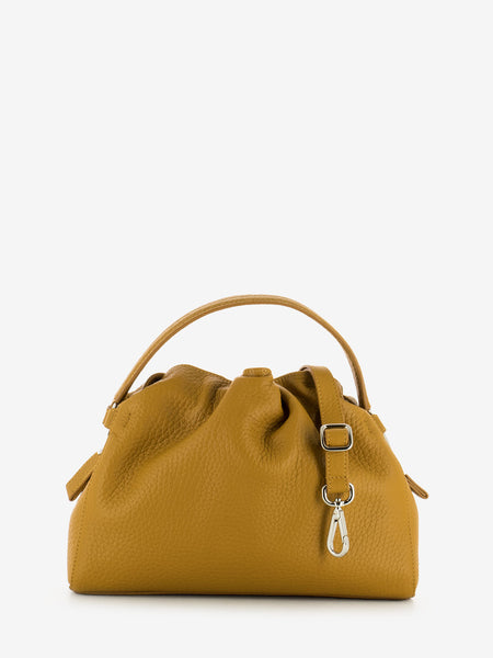 Borsa piccola a mano soft ambra