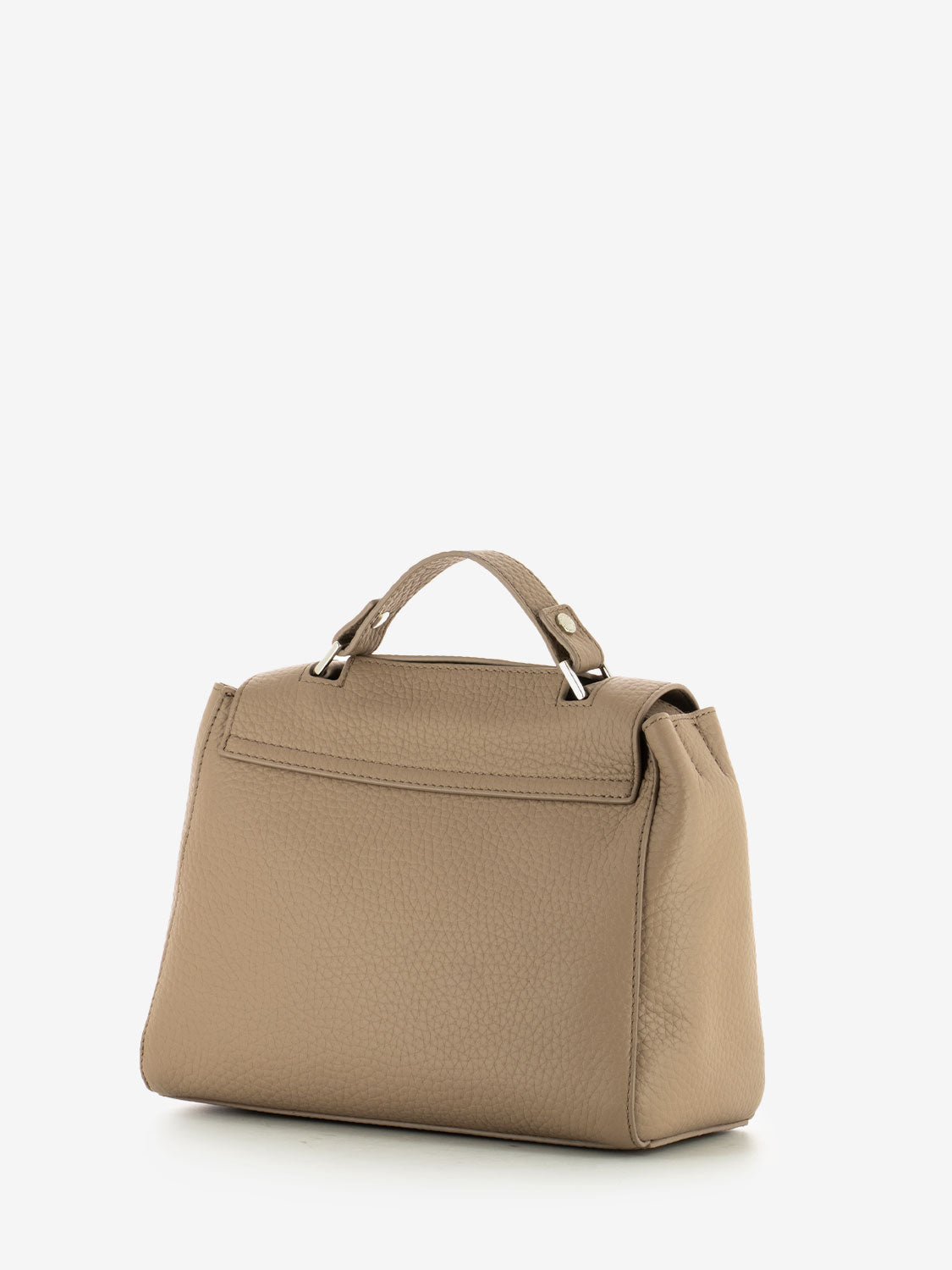 Borsa piccola in pelle martellata rosa