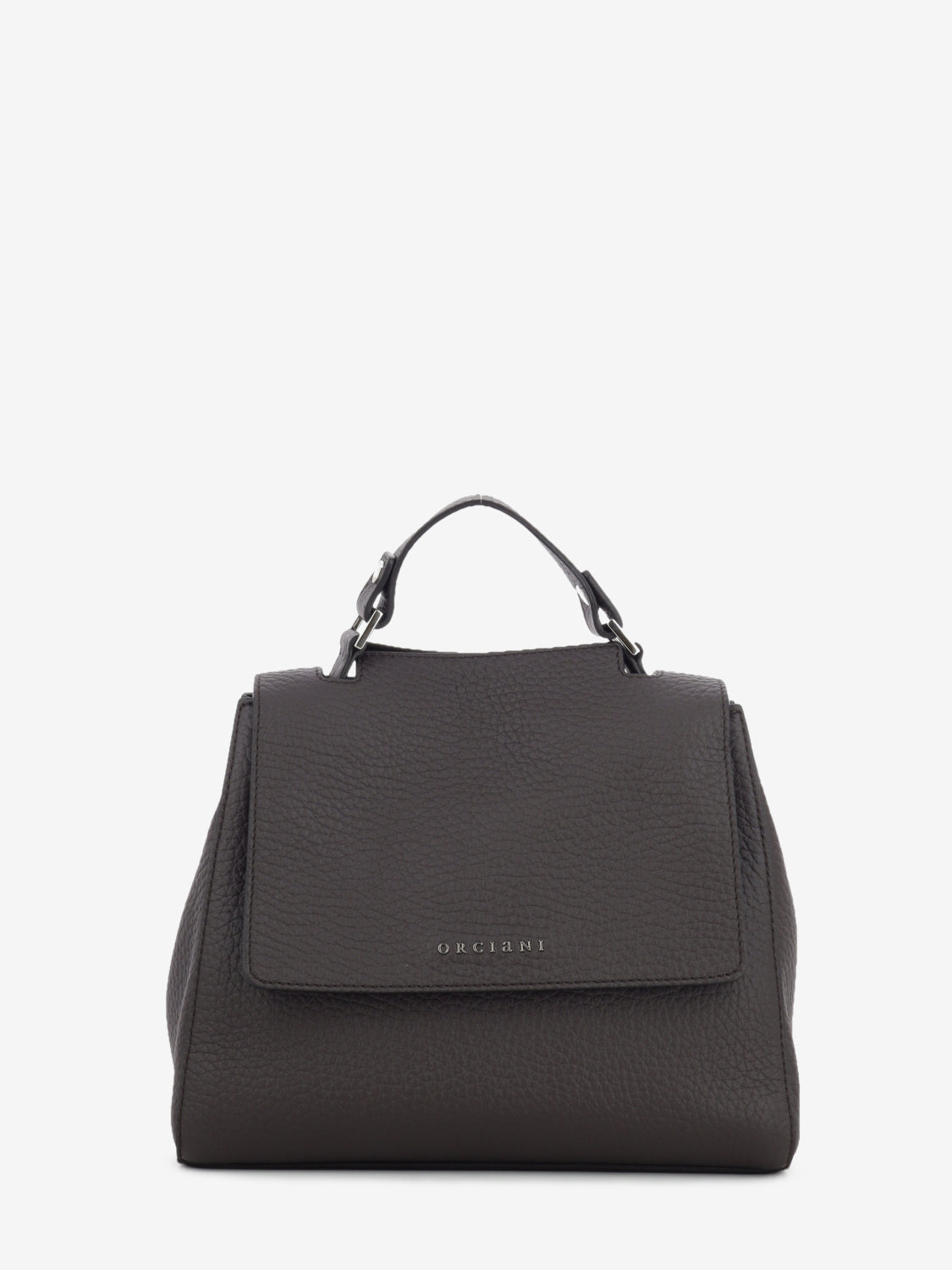 Borsa piccola in pelle martellata testa di moro