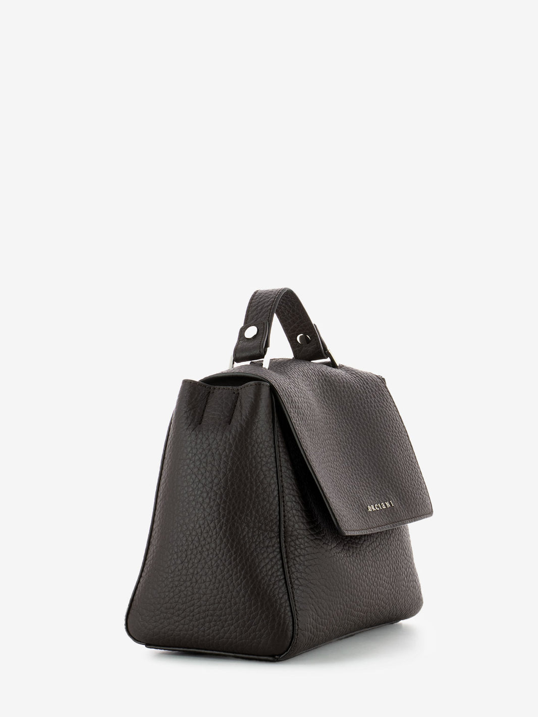 Borsa piccola in pelle martellata testa di moro