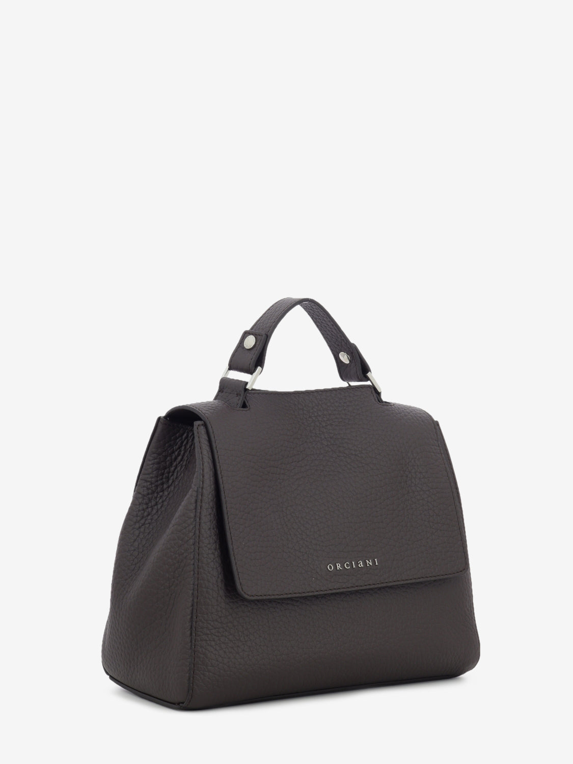 Borsa piccola in pelle martellata testa di moro