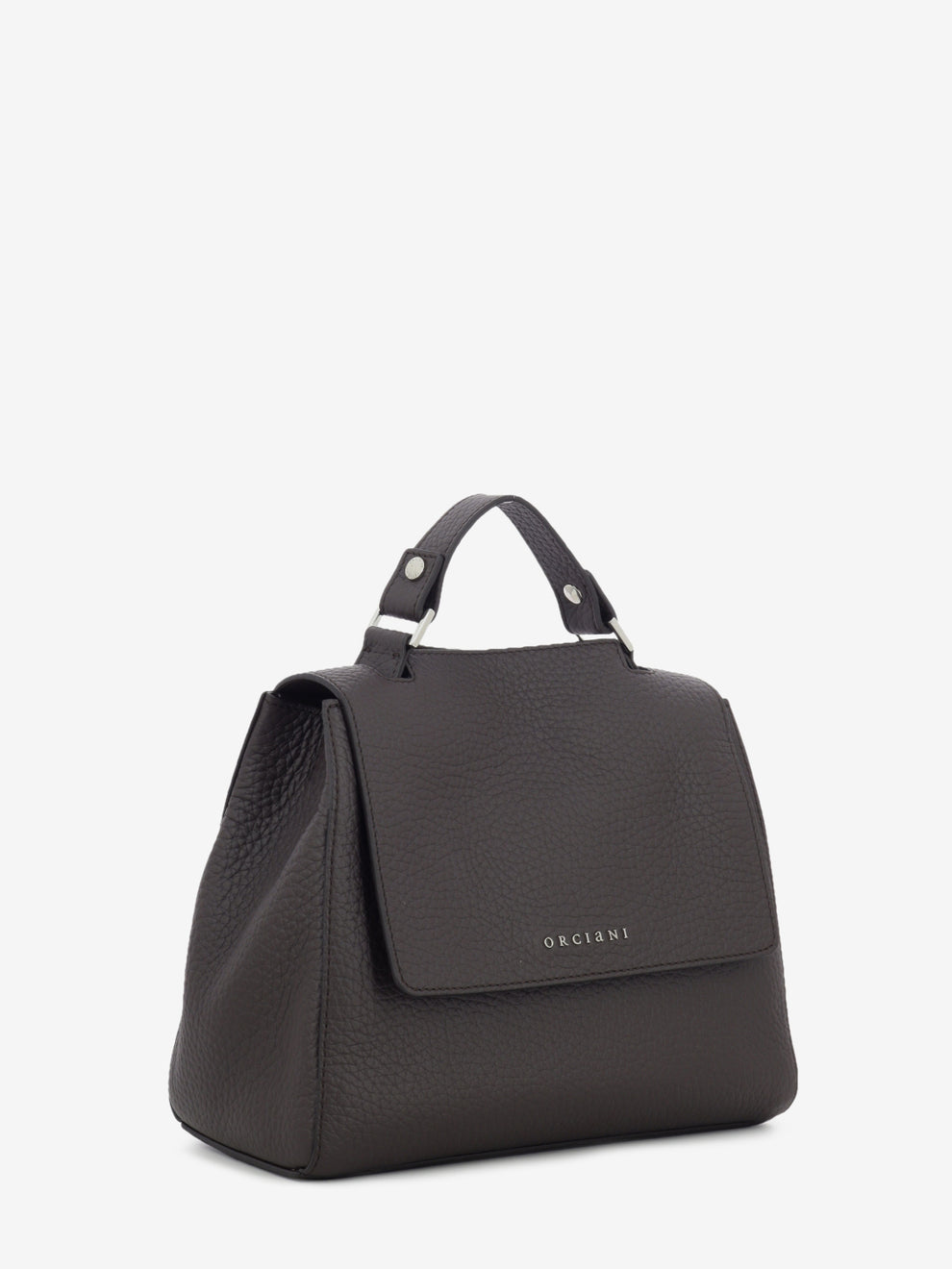 Borsa piccola in pelle martellata testa di moro
