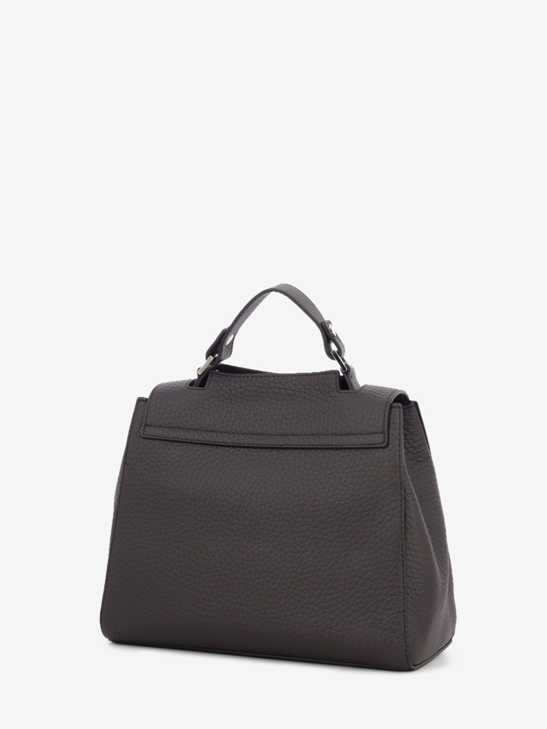 Borsa piccola in pelle martellata testa di moro