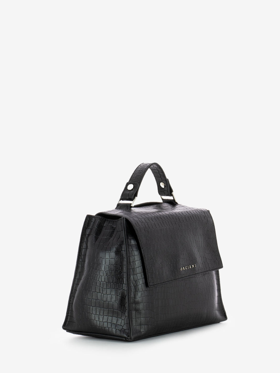 Borsa Sveva cocco nappa nera