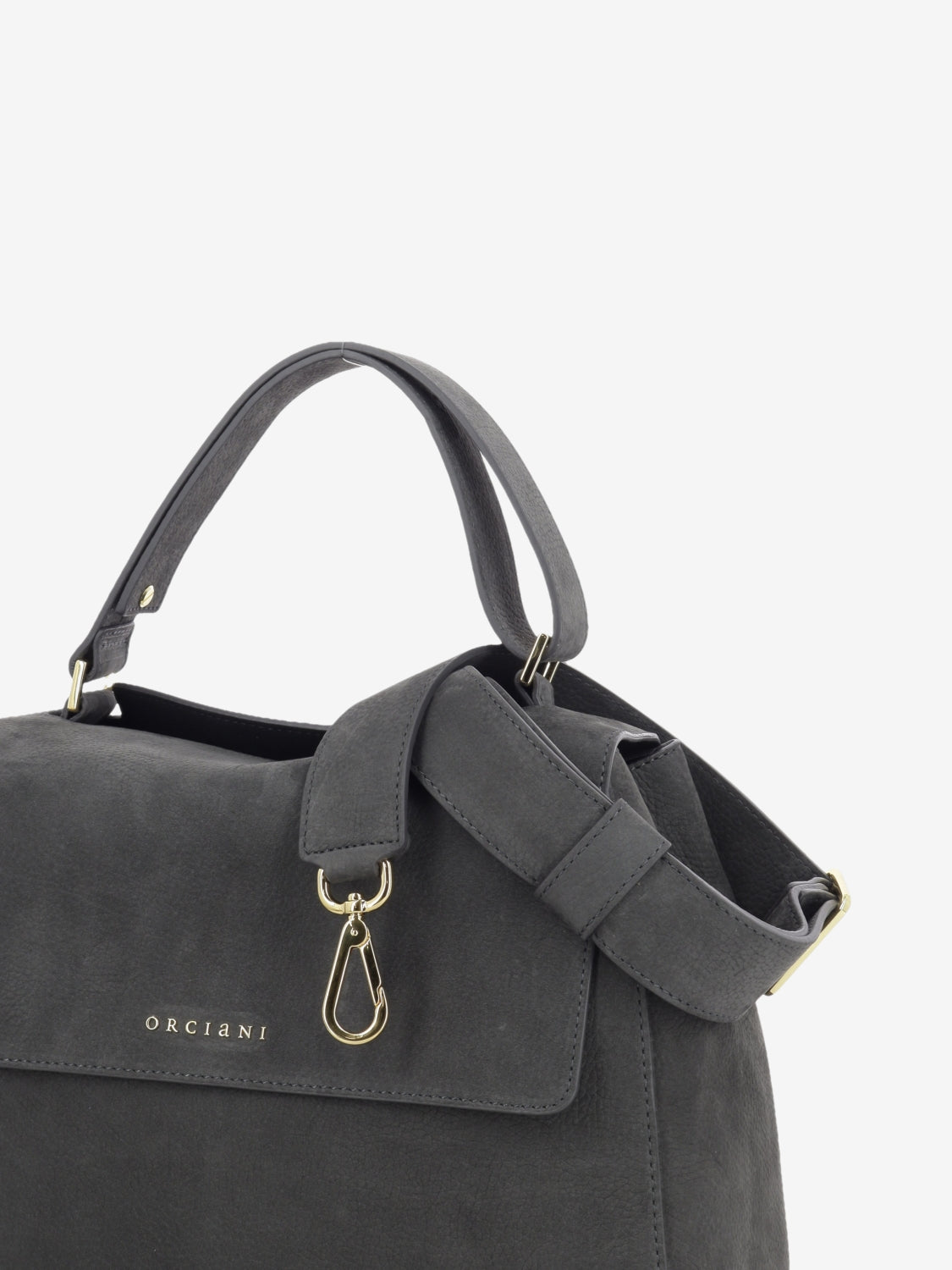 Borsa Sveva M nabuck carbone