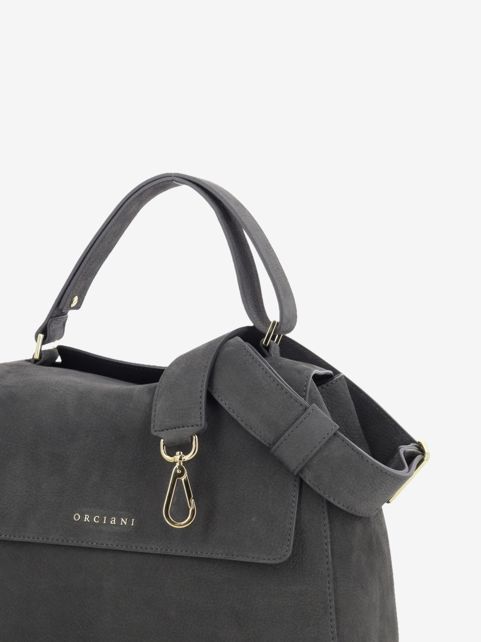 Borsa Sveva M nabuck carbone
