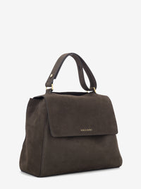 Borsa Sveva M nabuck testa di moro