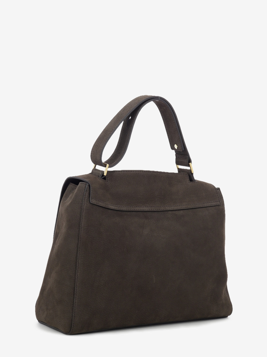 Sveva M bag in dark brown nubuck