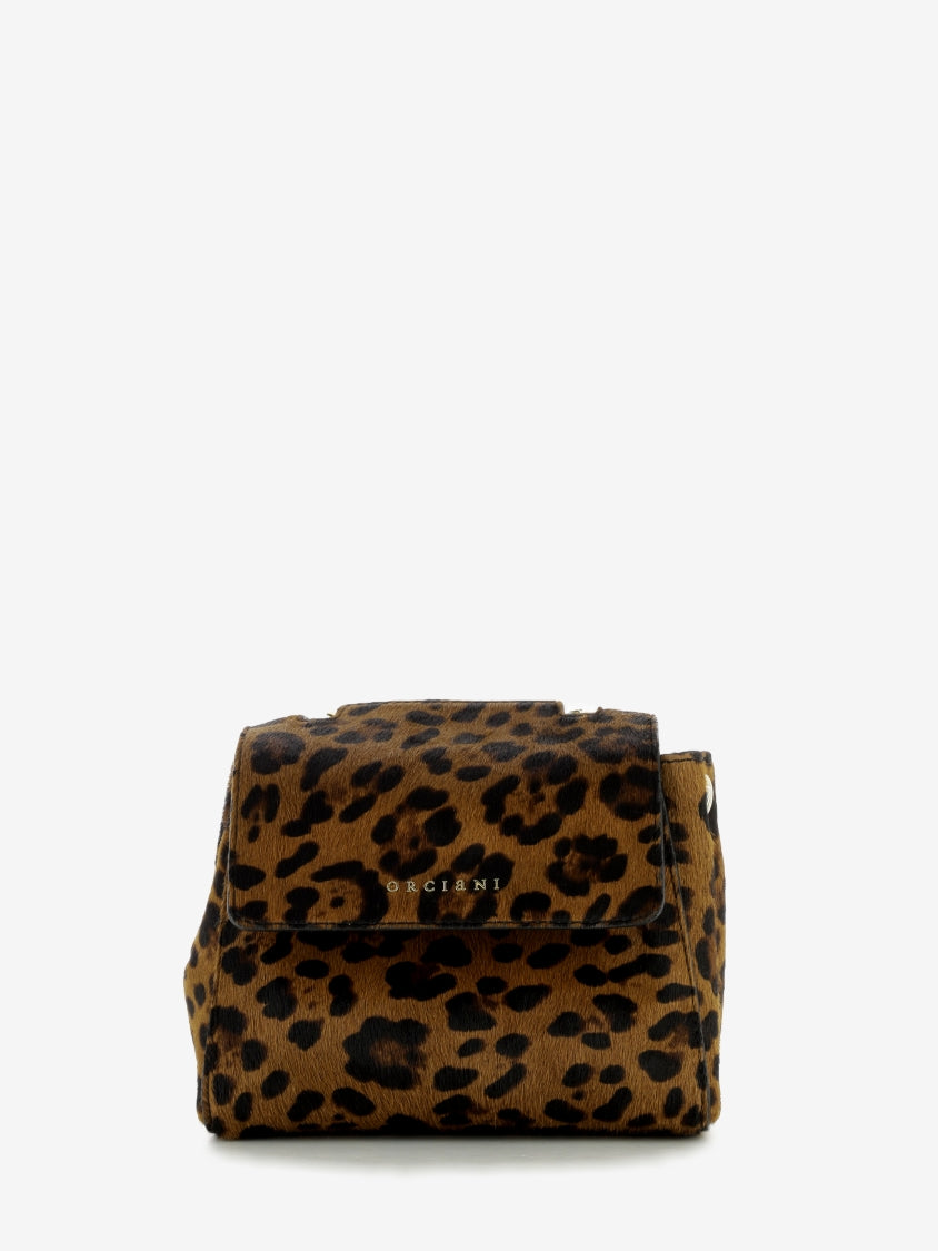 Sveva mini bag in leopard print