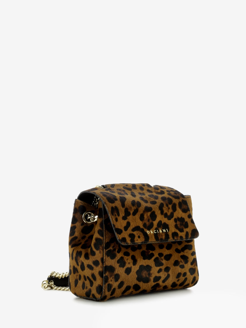 Sveva mini bag in leopard print